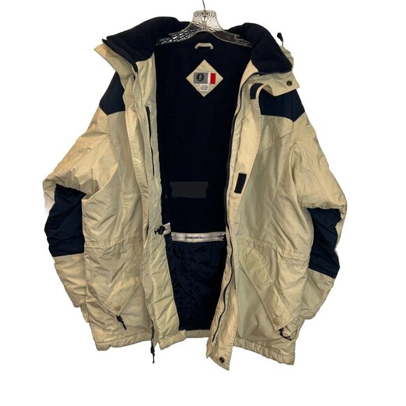 Arizona Jean Company Heavy Winter Coat Men’s XXL Zip Up Hooded Pockets Very Nice - Picture 4 of 9